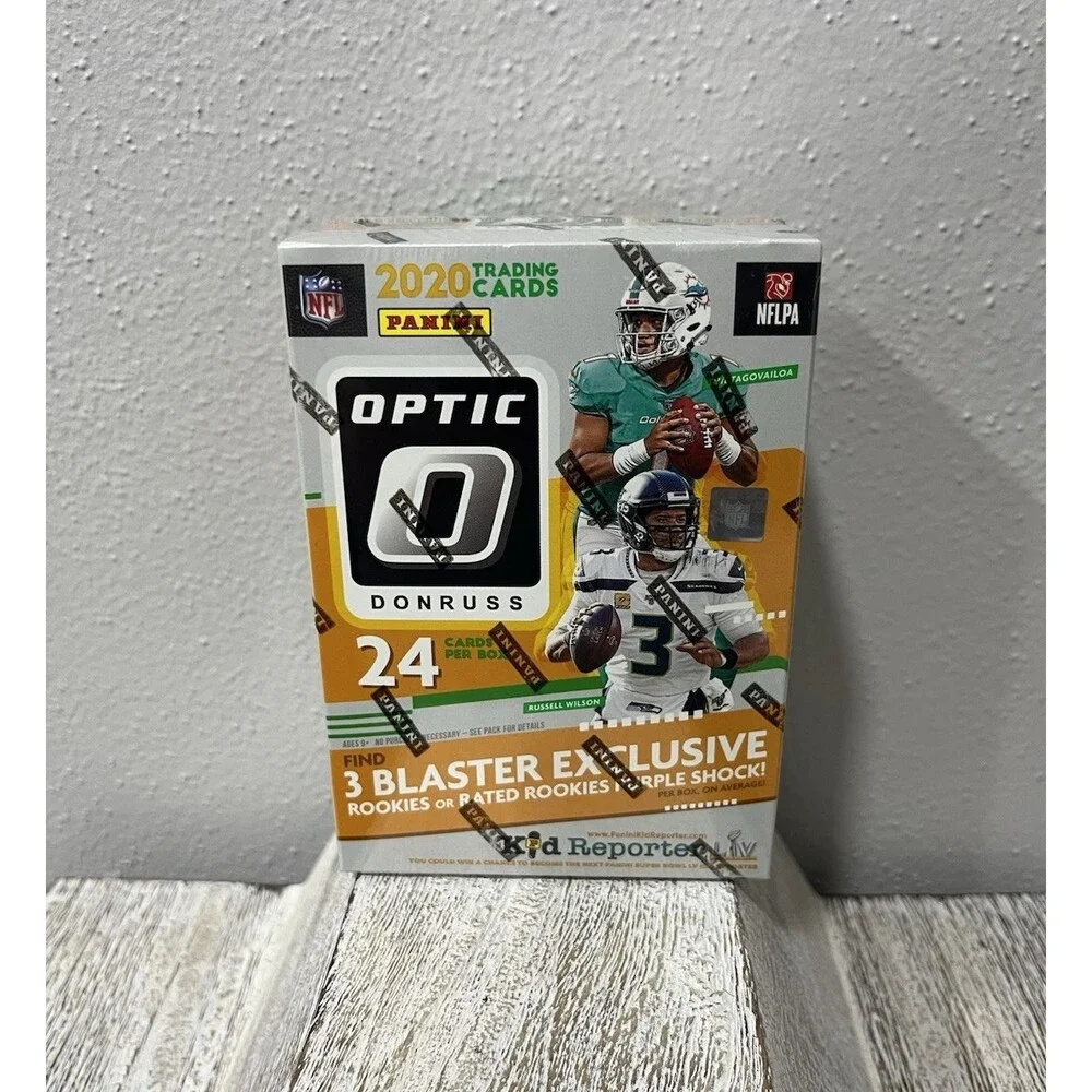 2020 Panini Donruss Optic NFL Football Factory Sealed Blaster Box - Purple Shock